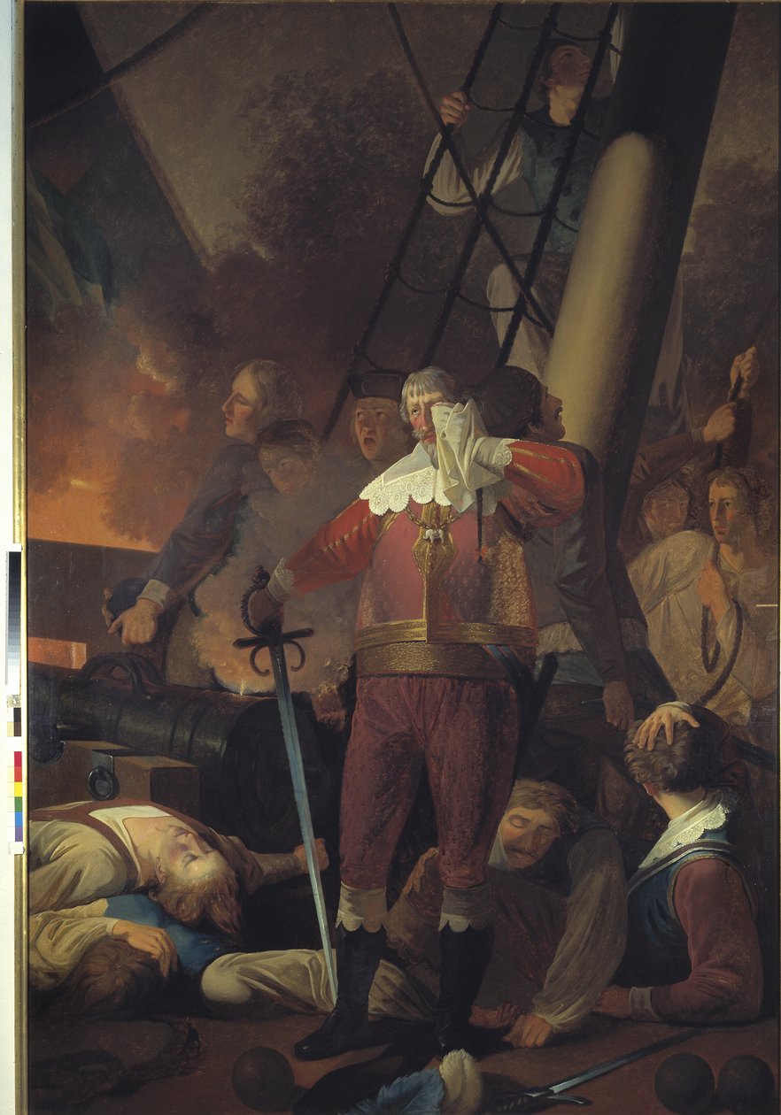 Christian IV sur "Trefoldigheden" à la bataille de Koldberger Heide 1644 - Wilhelm Bendz