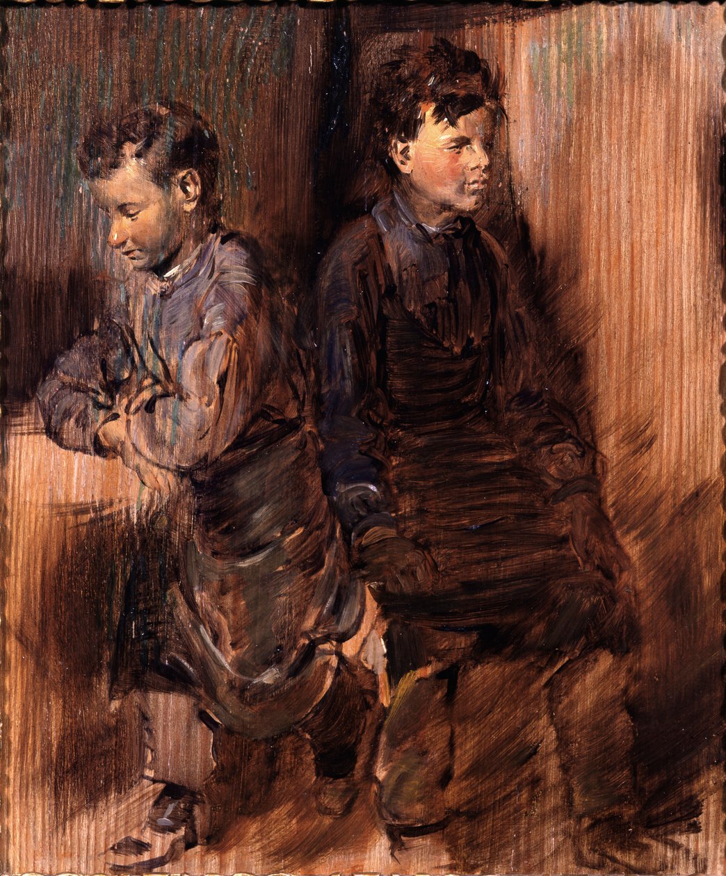 Deux garçons - Wilhelm Busch