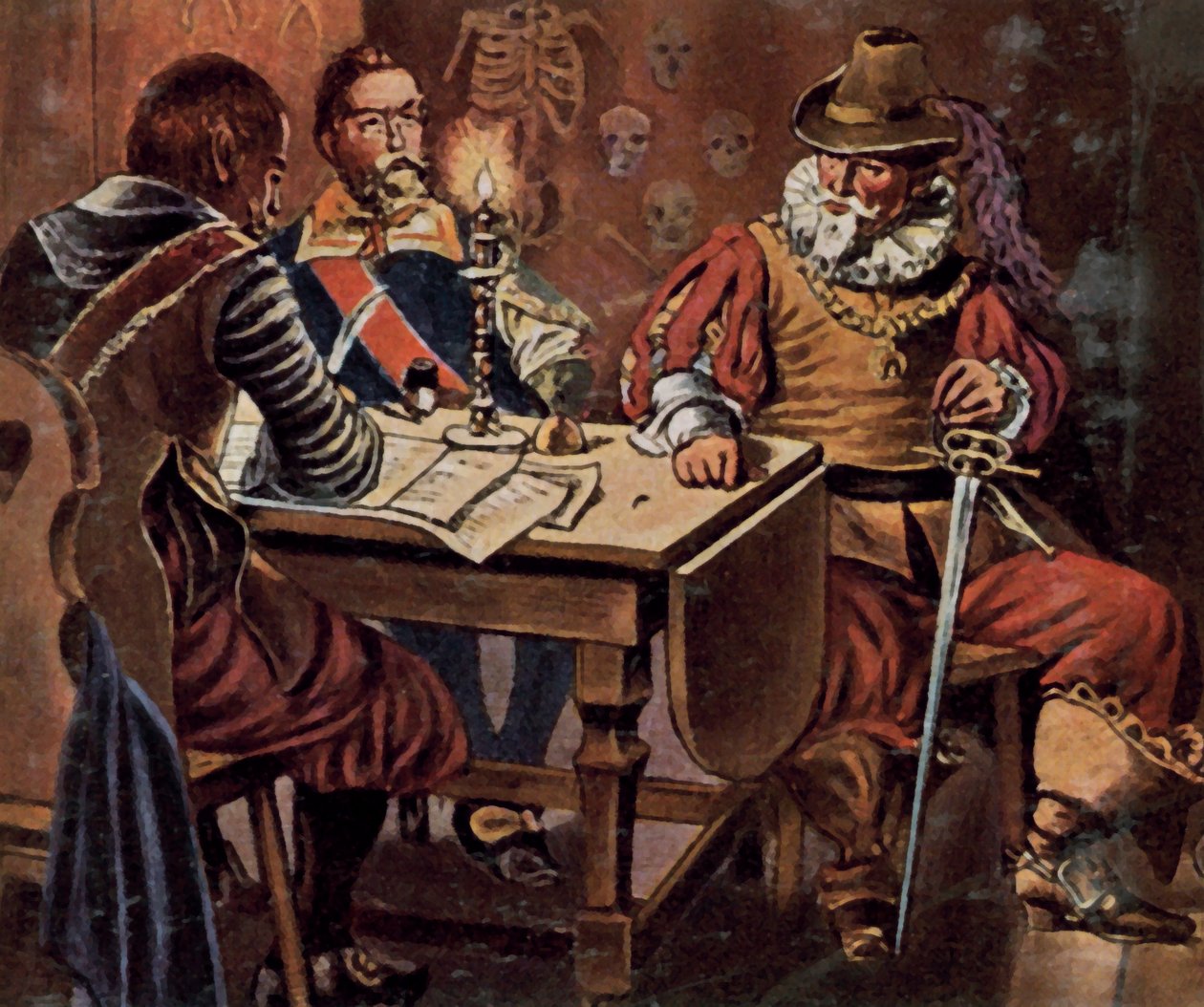 Tilly dans la maison du fossoyeur - Wilhelm Camphausen