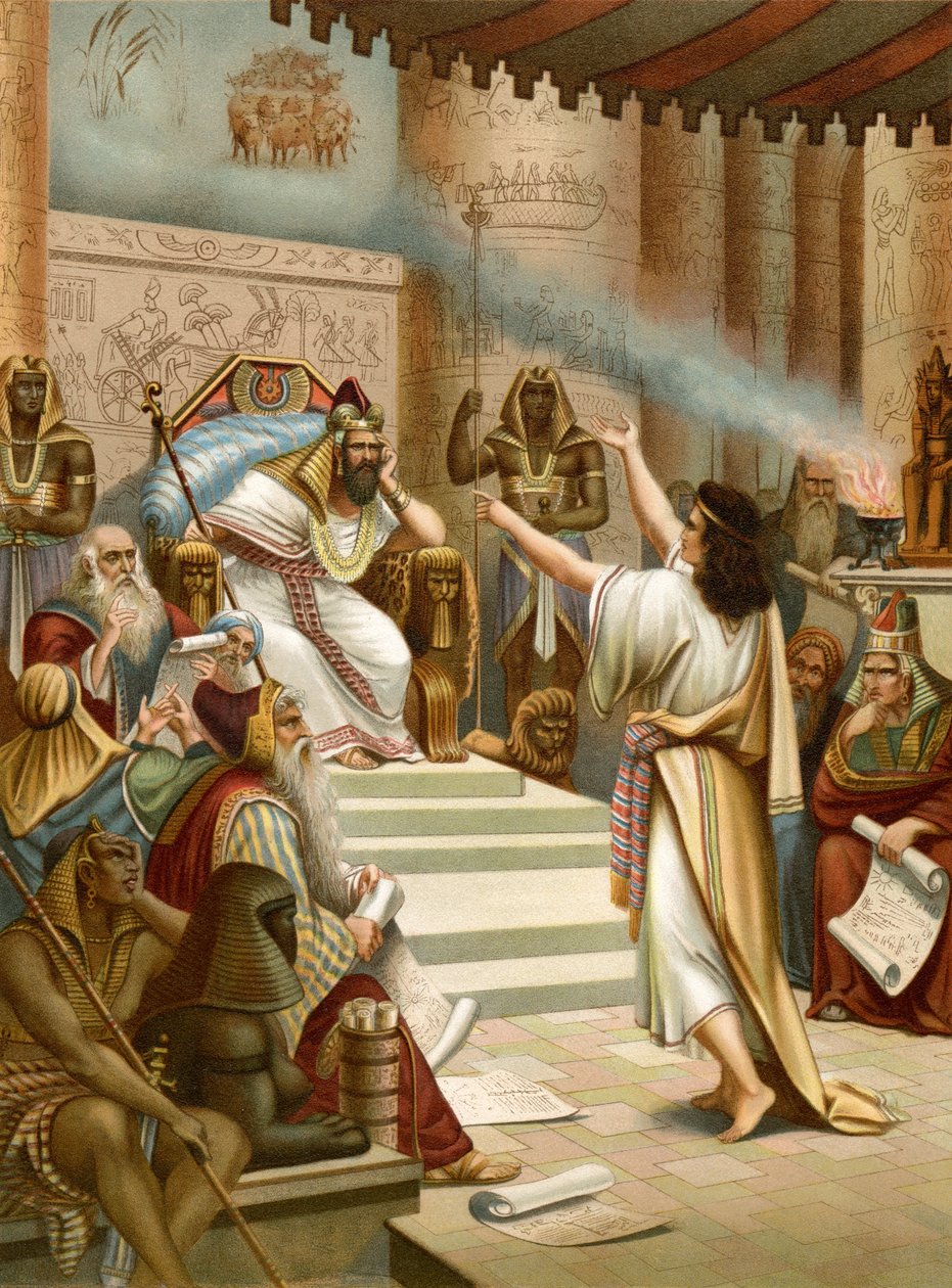 Joseph interprétant les rêves du Pharaon - Wilhelm Ebbinghaus