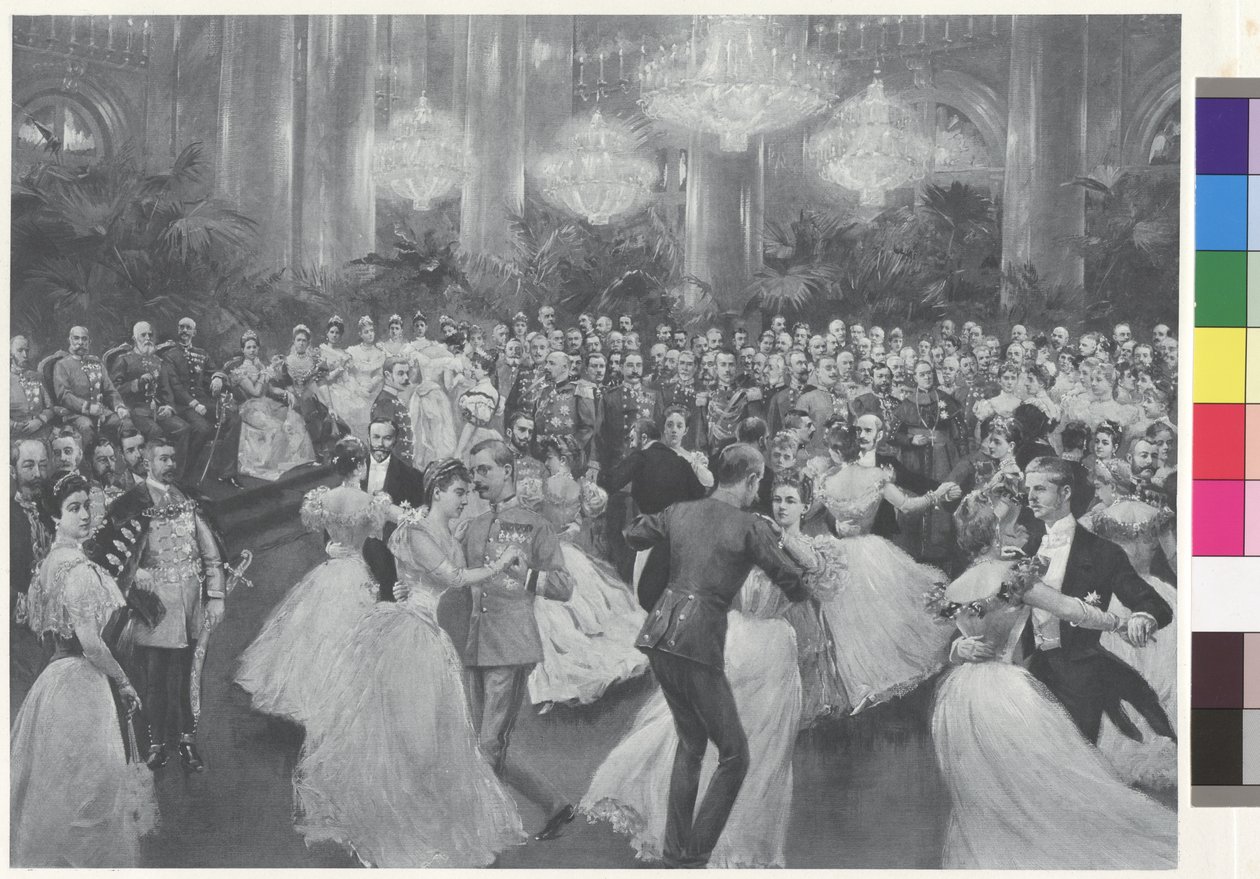 Bal à la cour - raisonnement de la quadrille - Wilhelm Gause