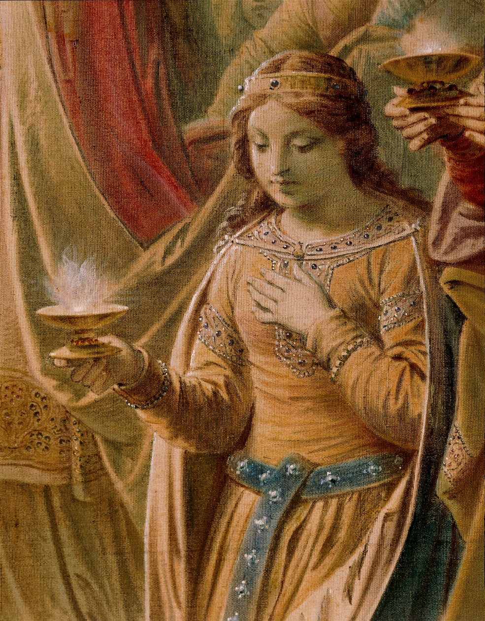 Le Miracle du Graal, de la saga Lohengrin (détail) - Wilhelm Hauschild