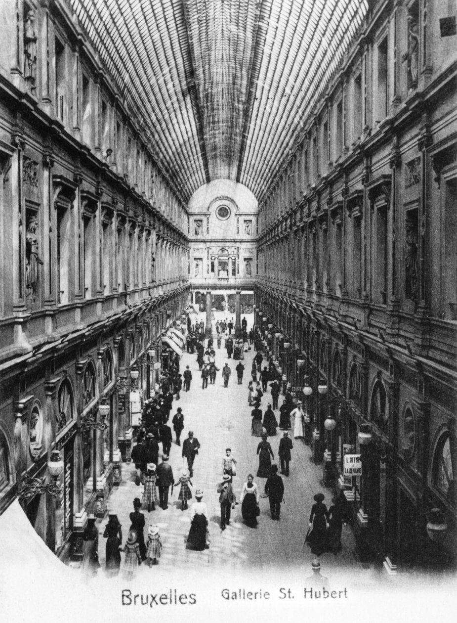 Galerie Saint-Hubert à Bruxelles, vers 1900 - Wilhelm Hoffmann