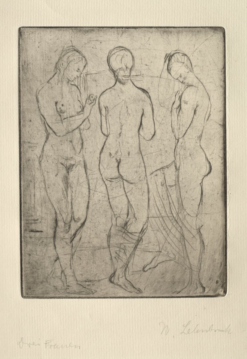Trois Femmes - Wilhelm Lehmbruck