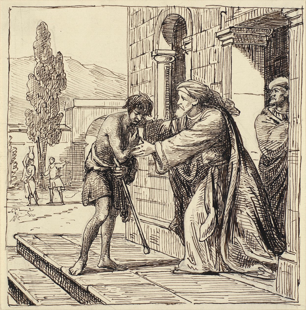 Le retour du fils prodigue - Wilhelm Marstrand