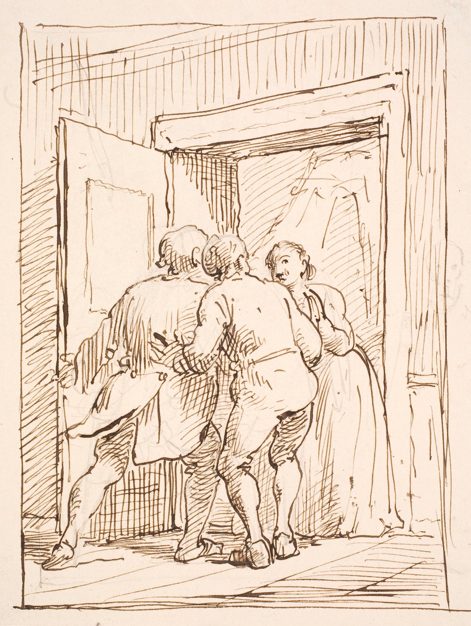 Un scandale - Wilhelm Marstrand