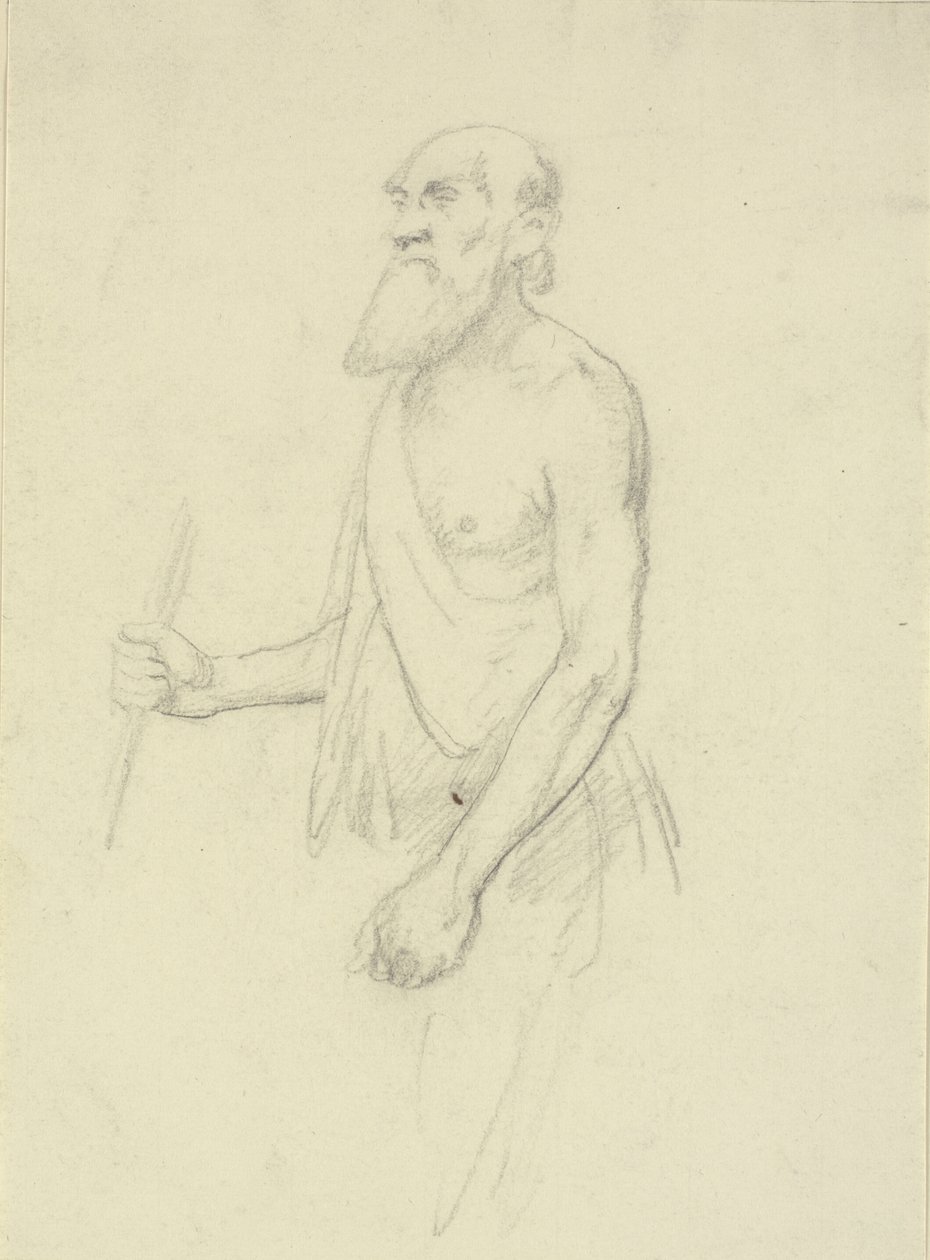 Vieux mendiant - Wilhelm Marstrand