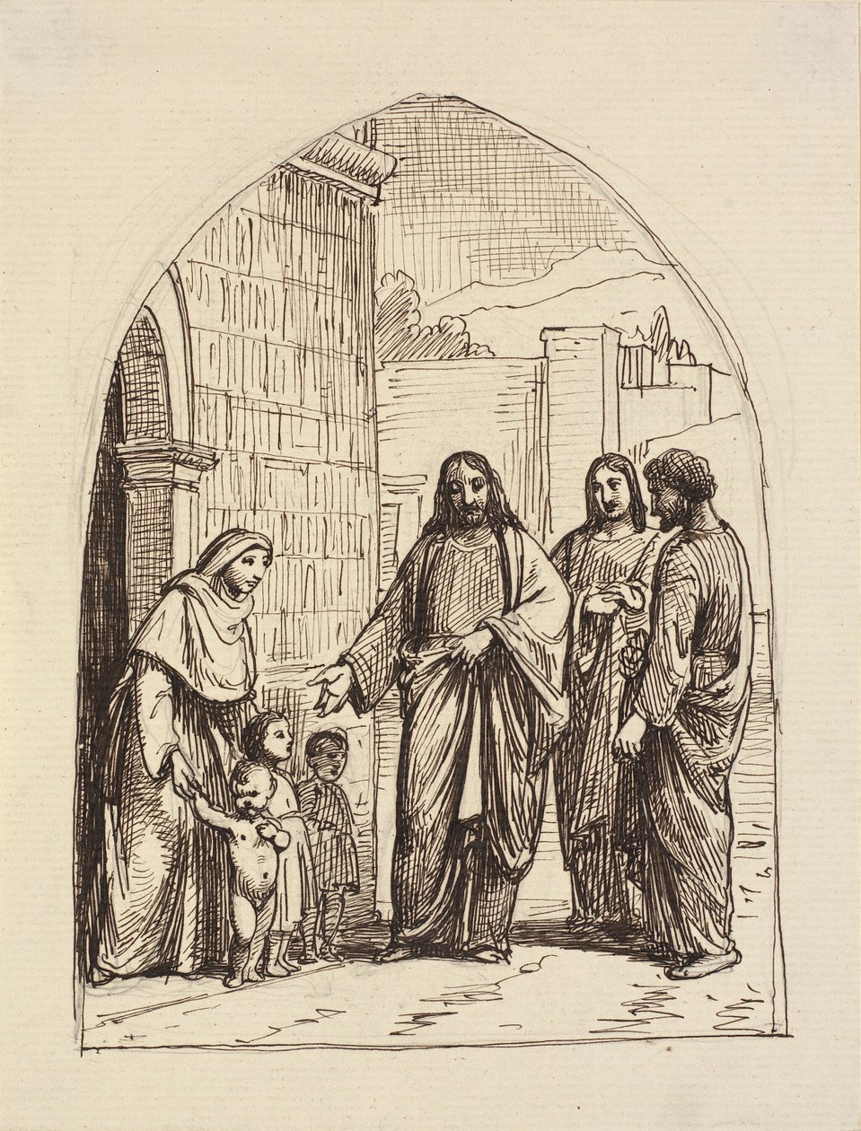 Laissez venir à moi les petits enfants - Wilhelm Marstrand