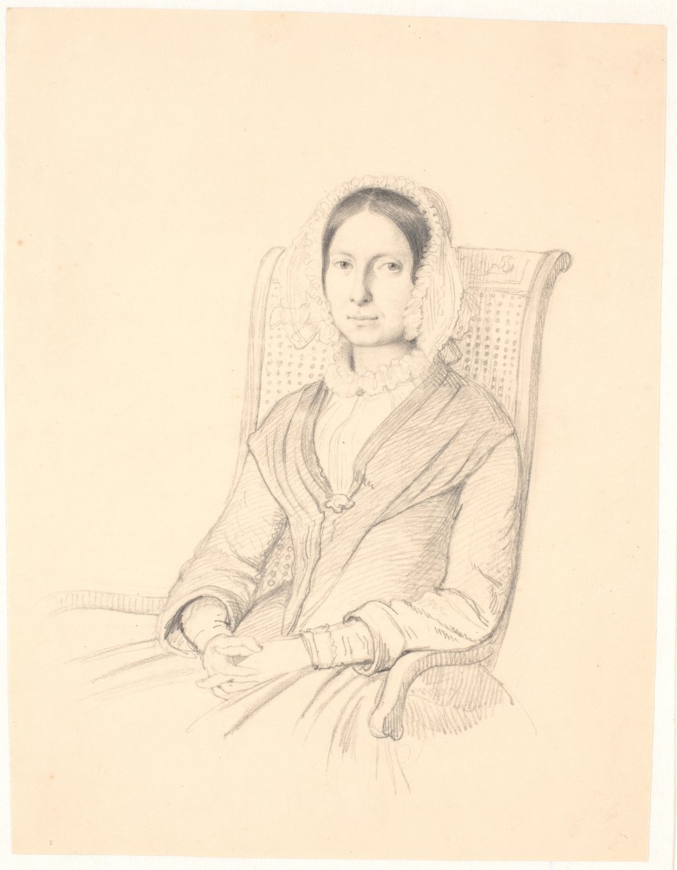 Portrait de Sophie Frederikke Raffenberg, assise dans un fauteuil - Wilhelm Marstrand