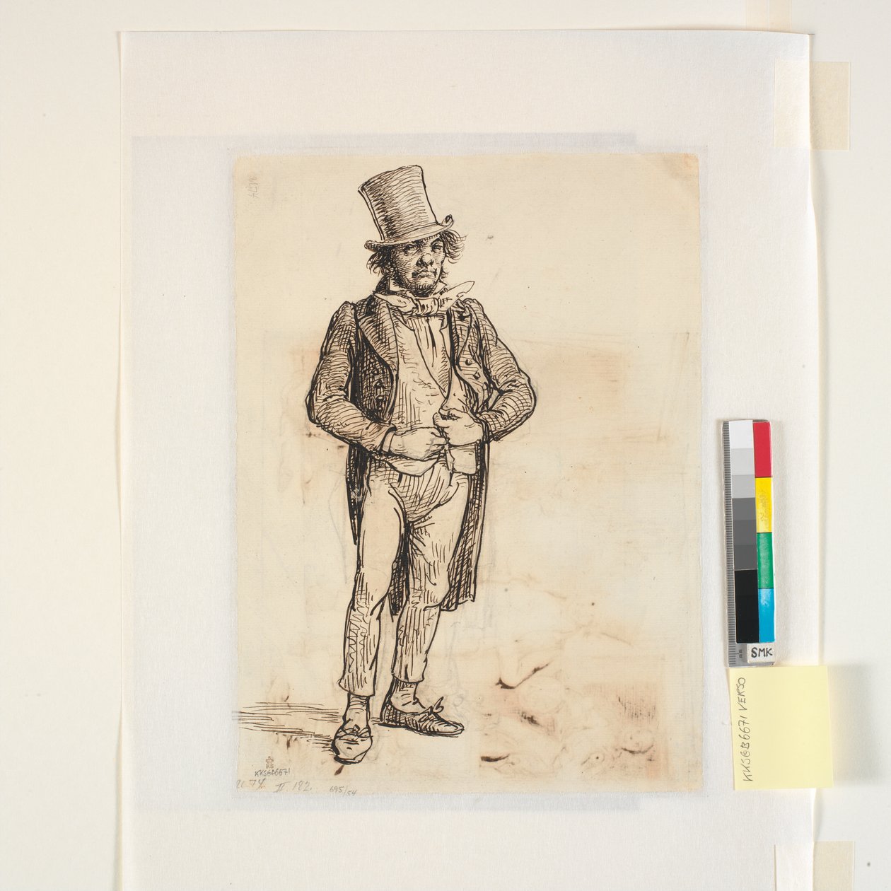 Étude du cordonnier en tenue du dimanche sous un autre jour - Wilhelm Marstrand