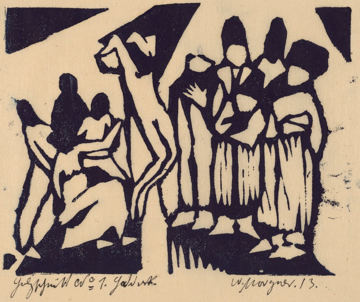 Crucifixion I - Wilhelm Morgner