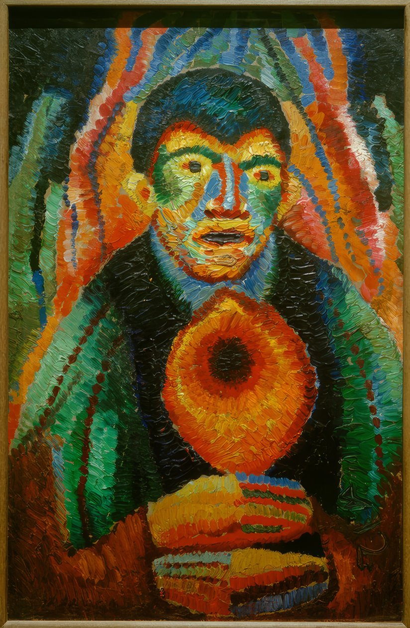 Autoportrait VIII - Wilhelm Morgner