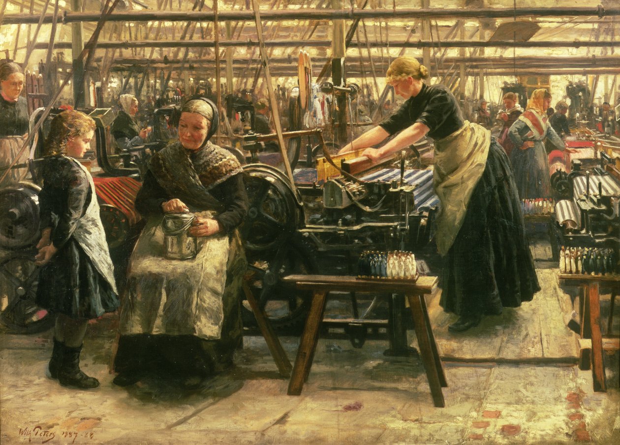 Moulin à tisser Hjula - Wilhelm Peters
