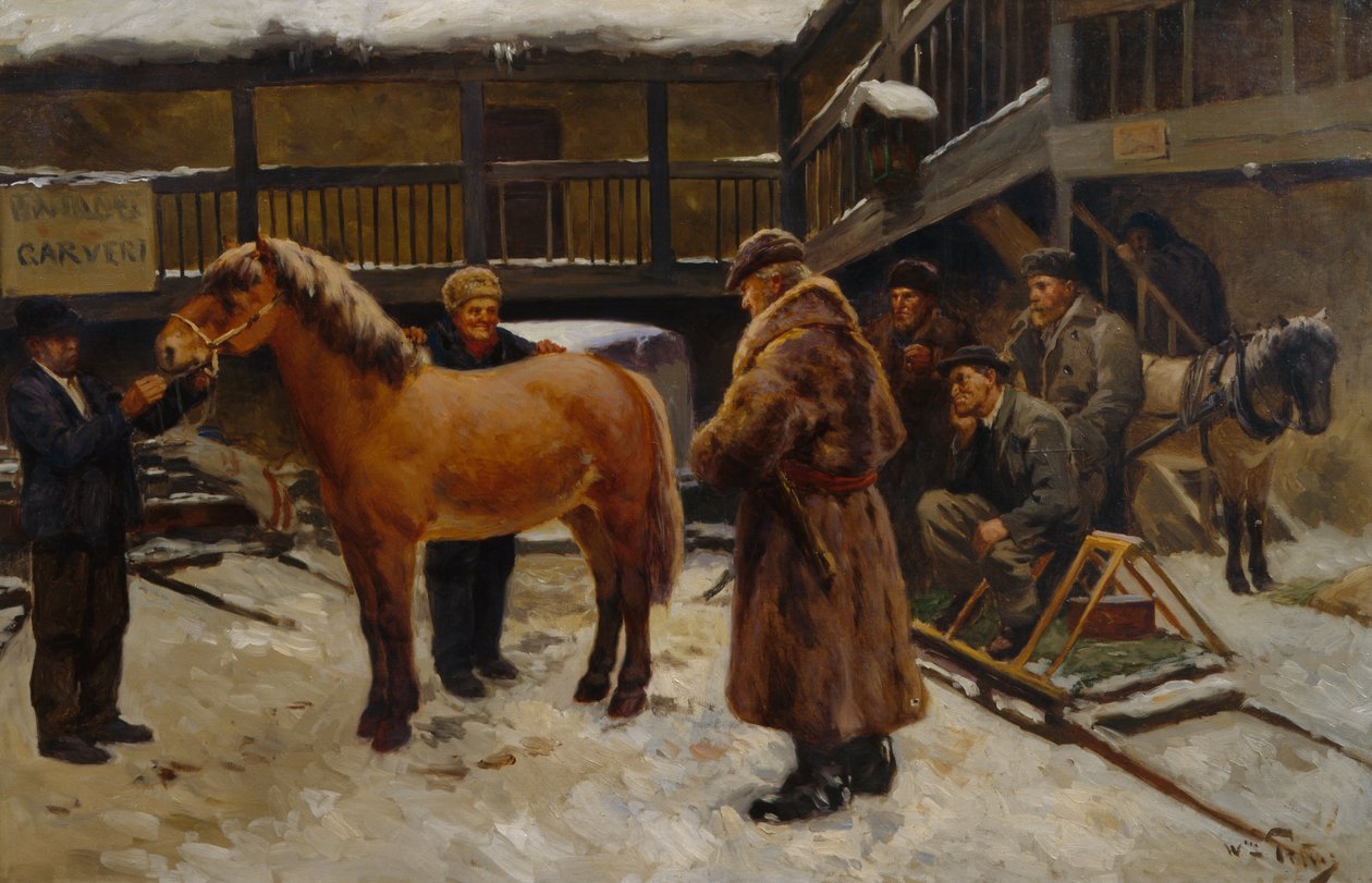 Marché aux chevaux - Wilhelm Peters