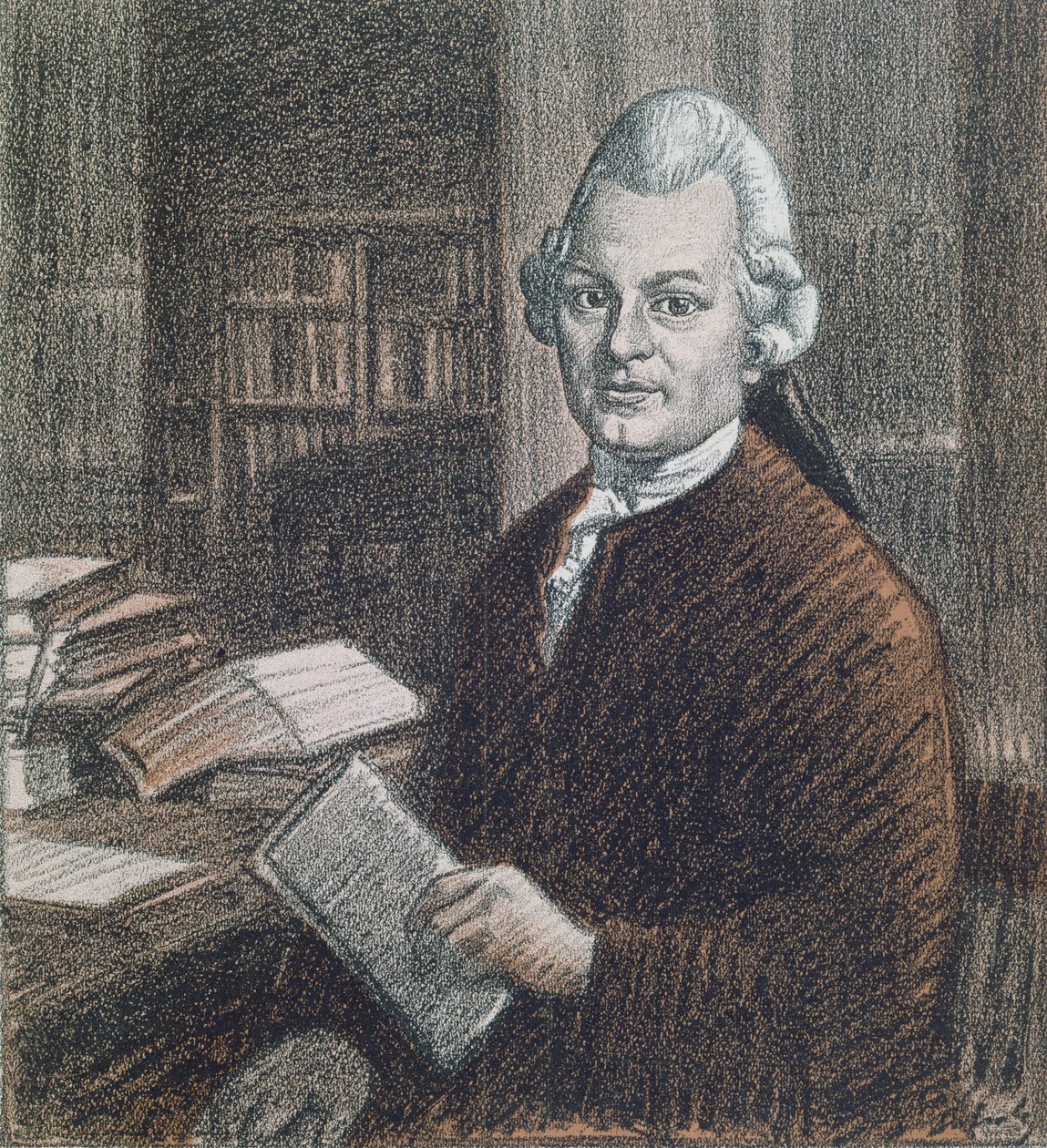 Portrait de Gotthold Ephraim Lessing (1729-81), illustration du magazine 