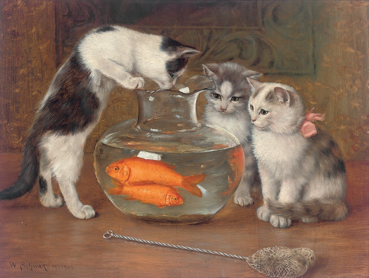 Une friandise tentante - Wilhelm Schwar