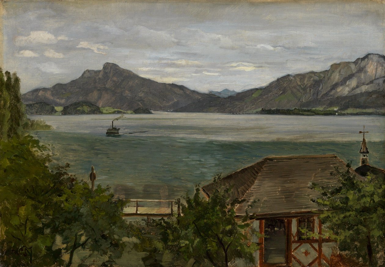 Au lac de Mondsee - Wilhelm Trübner