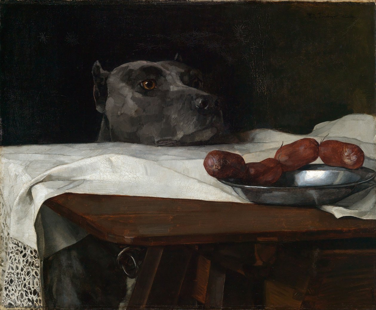 César au Rubicon - Wilhelm Trübner