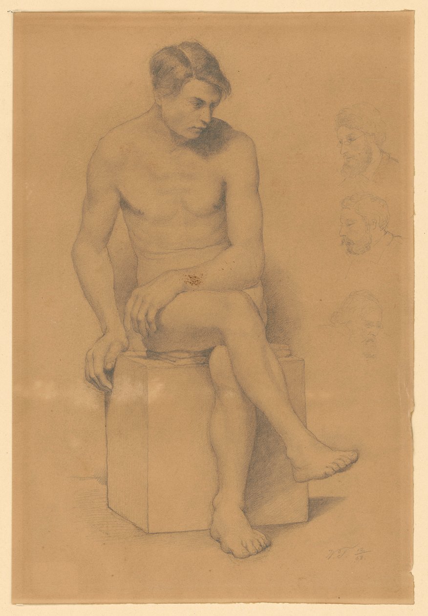 Nu masculin - Wilhelm Trübner