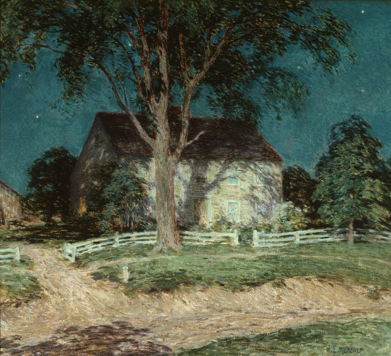 Ancienne Ferme du Connecticut - Willard Leroy Metcalf