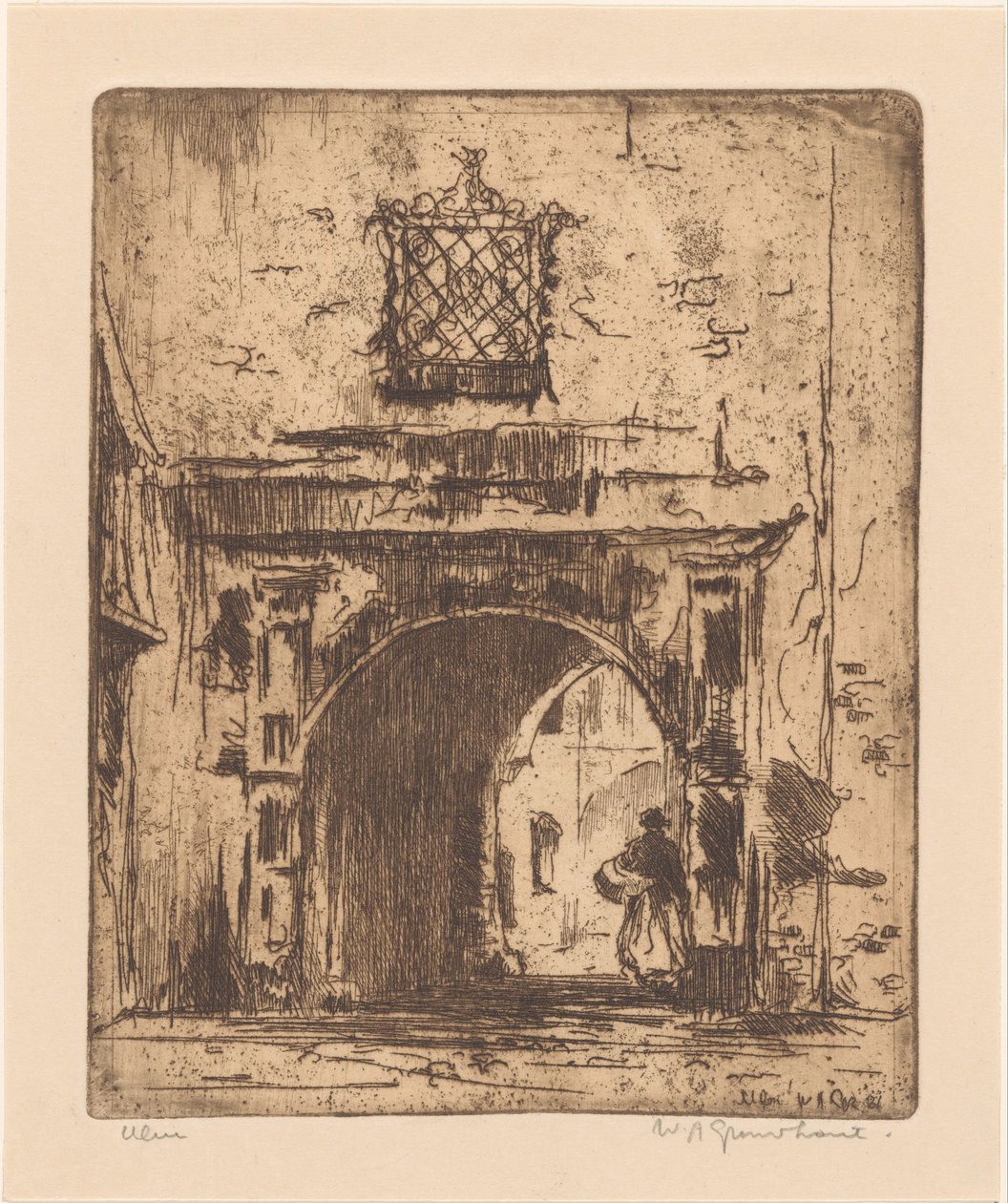 Ulm - Willem Adrianus Grondhout (signed by artist)