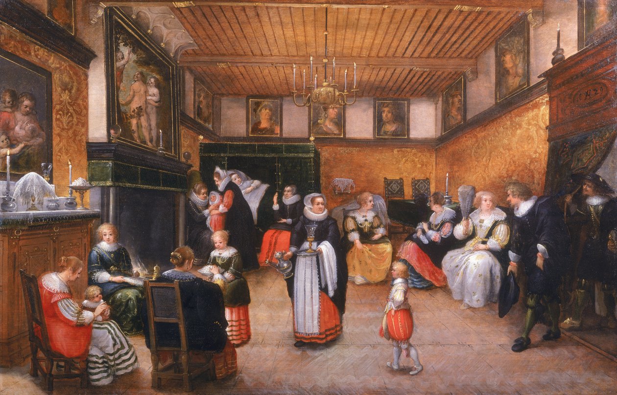 Le jour de naissance, 1629 - Willem Anthonissone Anthonis