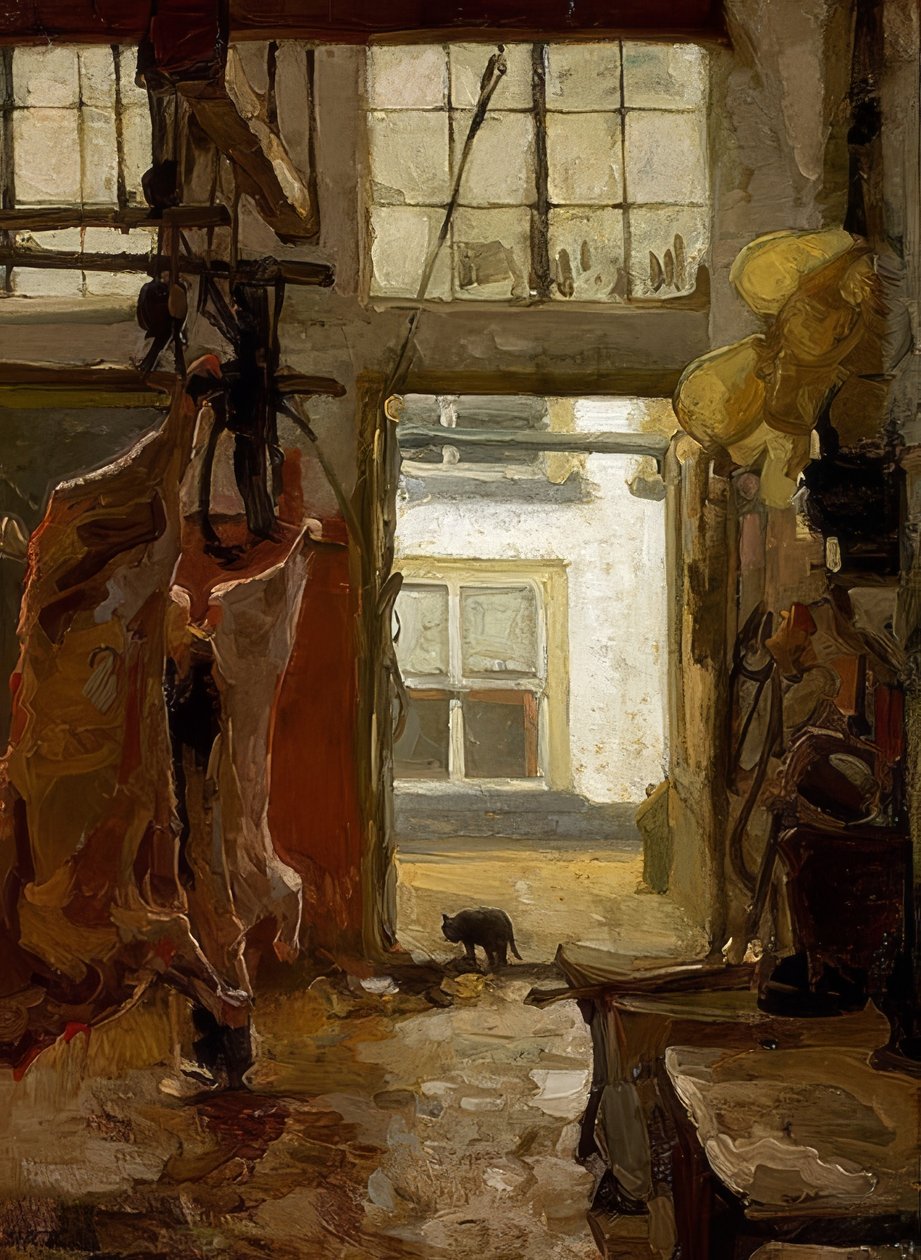 Abattoir. 1889 - Willem Bastiaan Tholen
