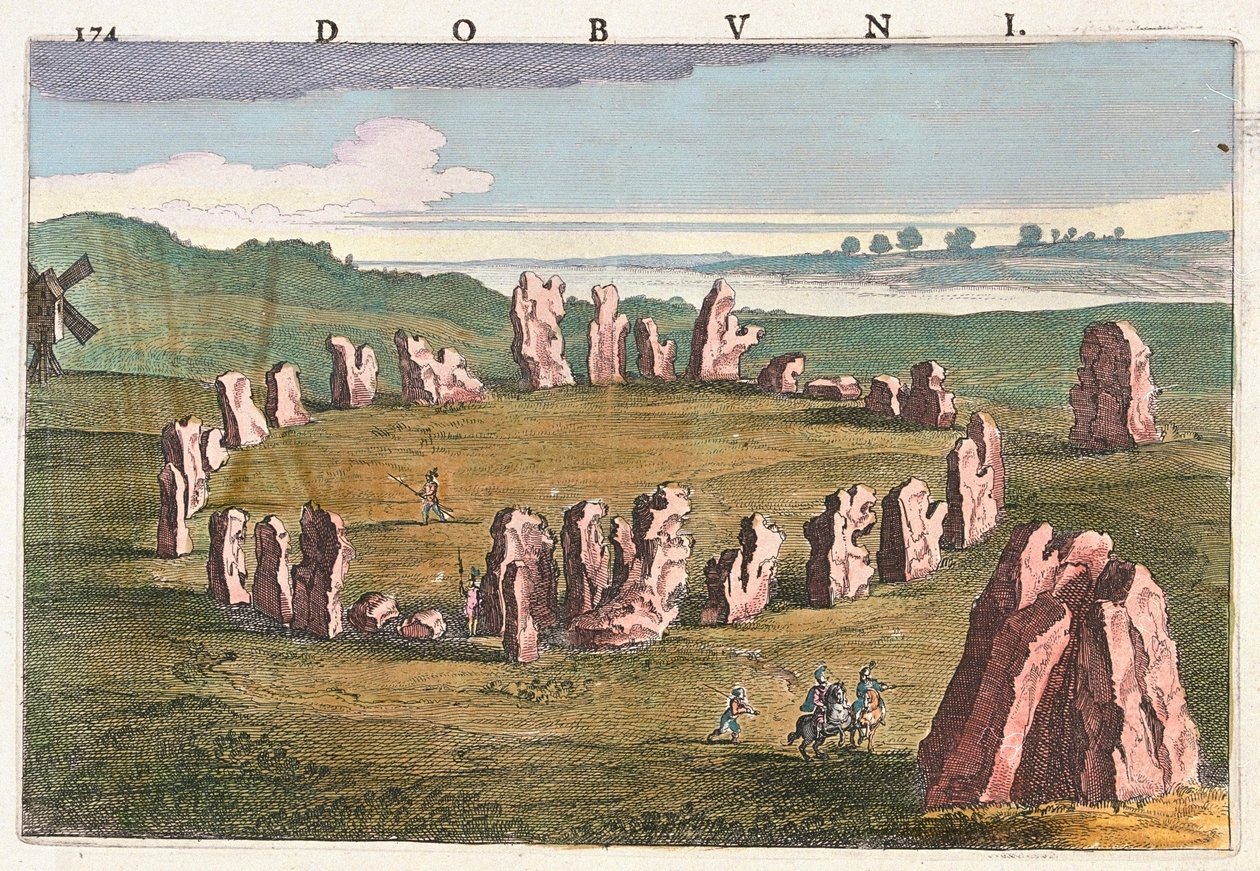 Canton de Dobuni, Alchester, dans "Theatrum Orbis Terrarum, sive Atlas Novus" de Willem Blaeu, Amsterdam - Willem Blaeu