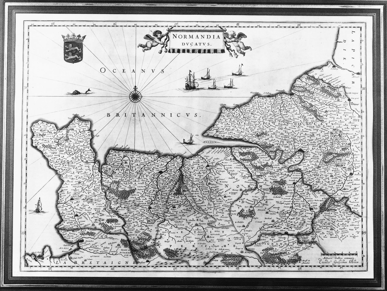 Carte de Normandie d