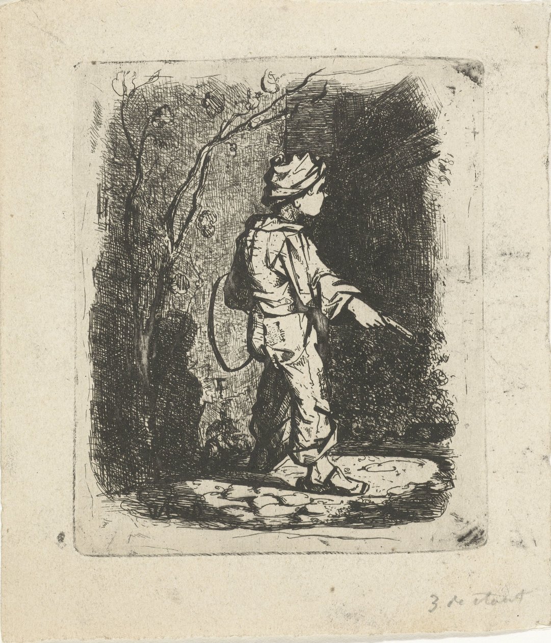 Petit garçon avec cerceau - Willem Cornelis van Dijk