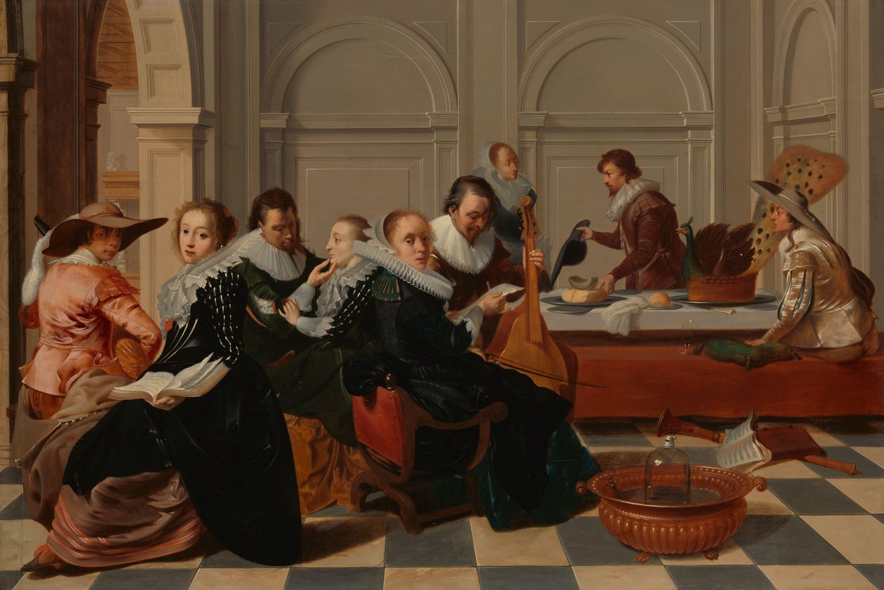 La Réunion musicale - Willem Cornelisz Duyster (copy after)