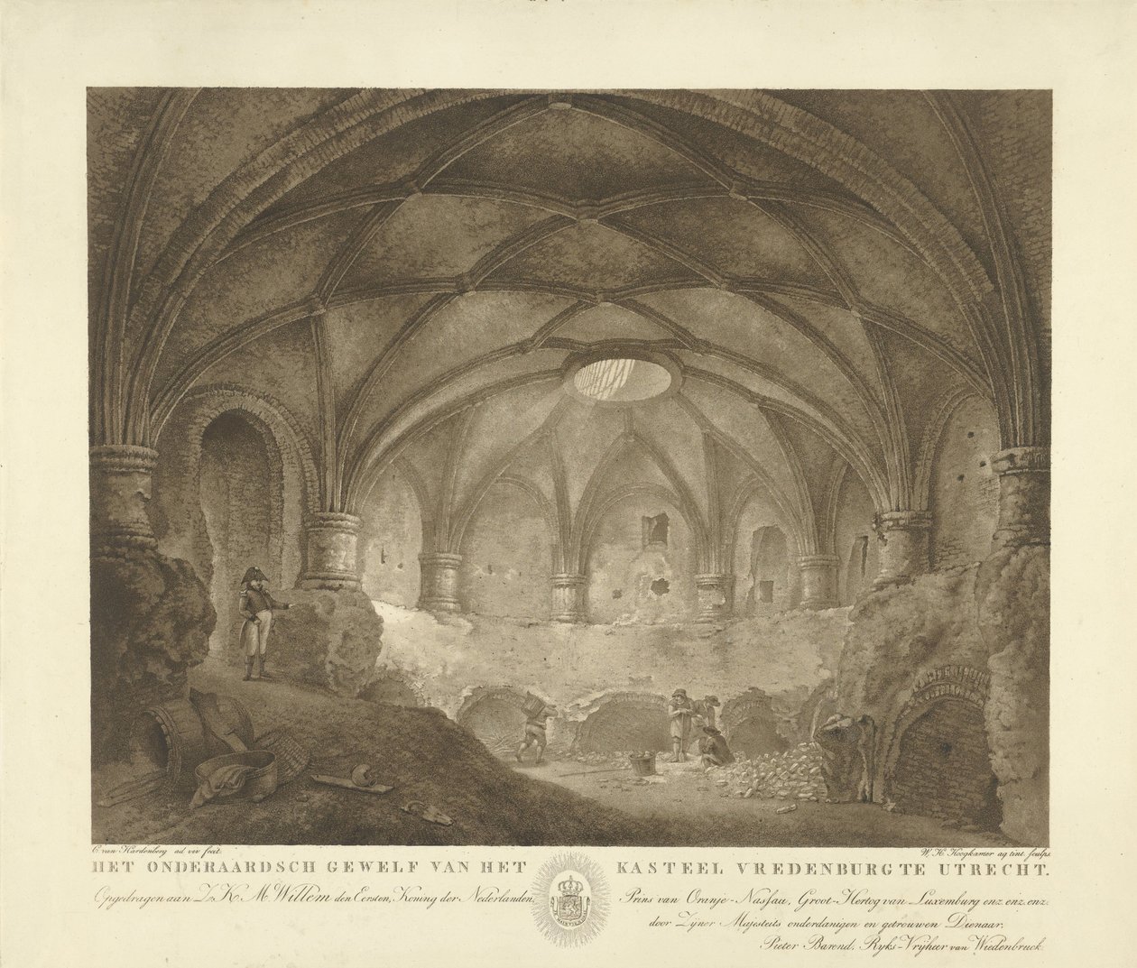 Voûte du château Vredenburg - Willem Hendrik Hoogkamer