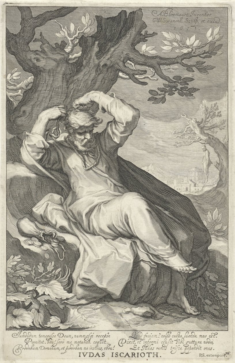 Judas Iscariote se pend - Willem Isaacsz. van Swanenburg