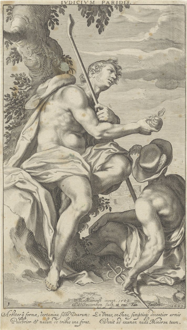 Paris et Mercure - Willem Isaacsz. van Swanenburg
