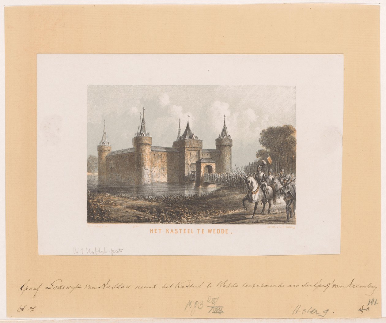 Le château de Wedde - Willem Jacob Hofdijk