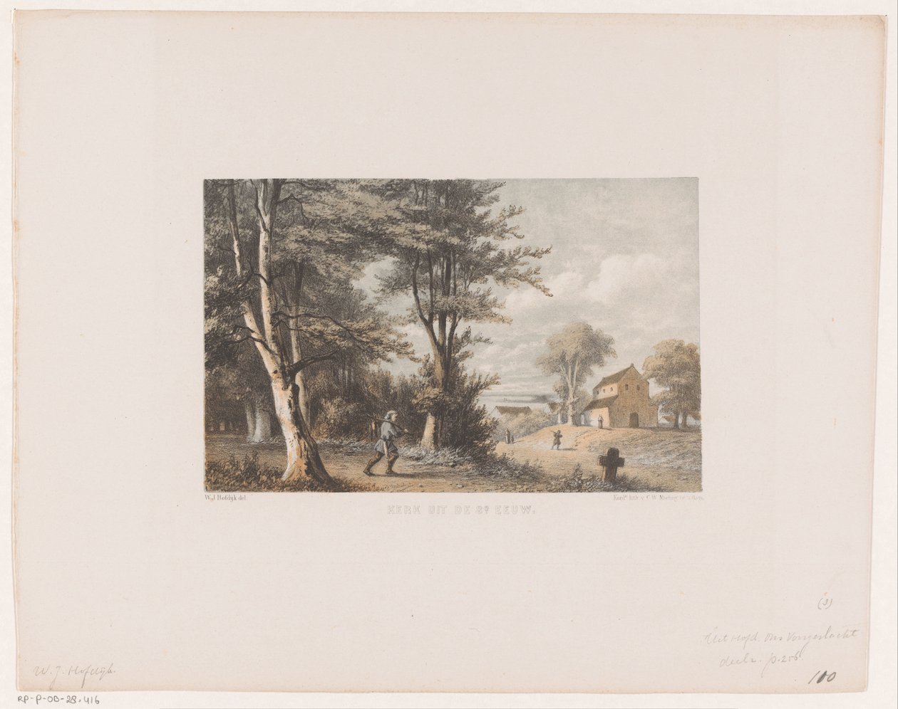 Église du 8e siècle - Willem Jacob Hofdijk