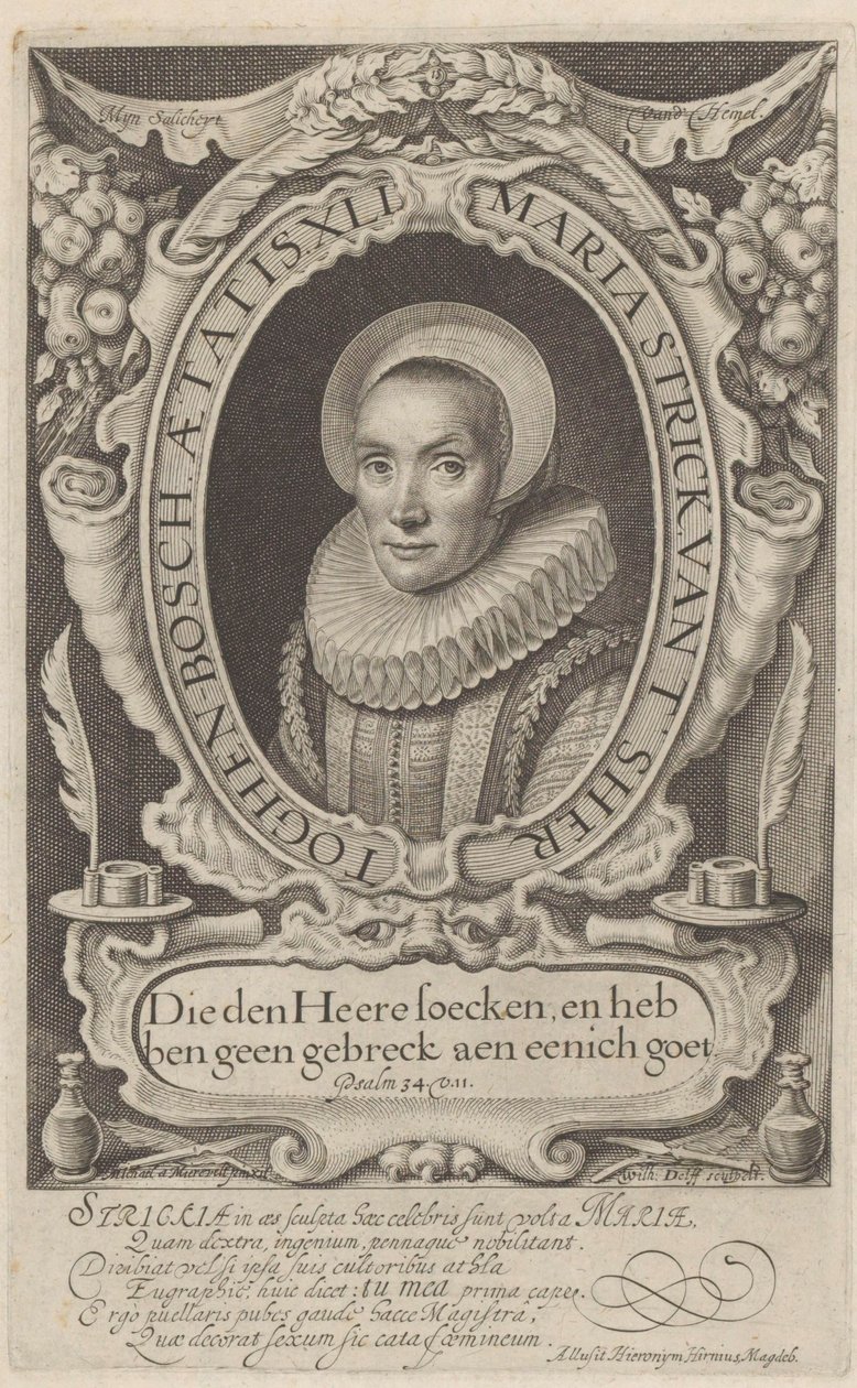 Portrait de Maria Strick à l