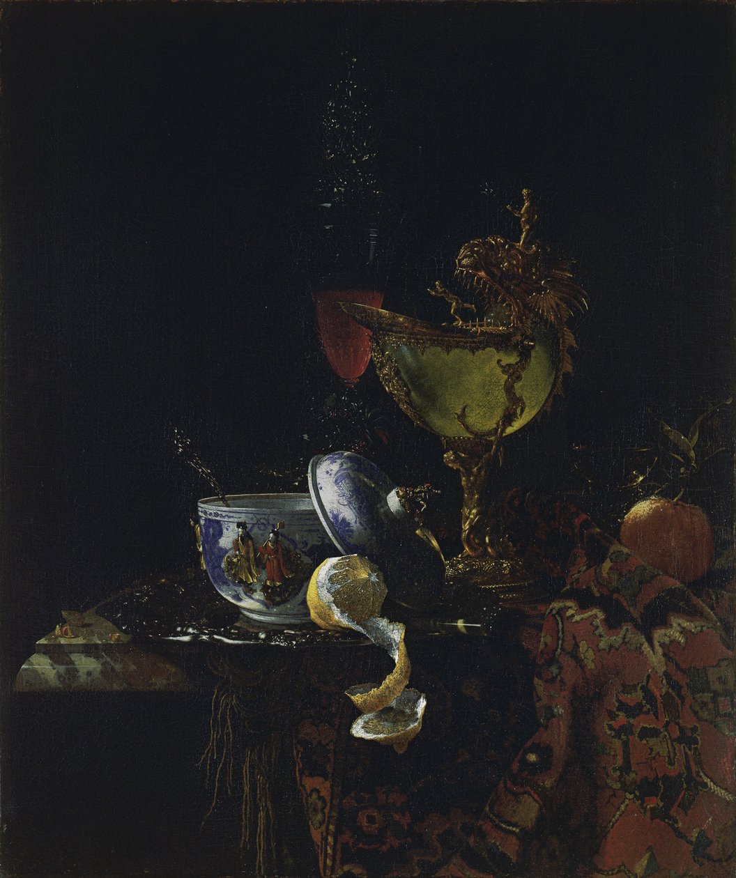 Nature morte avec coupe Nautilus - Willem Kalf