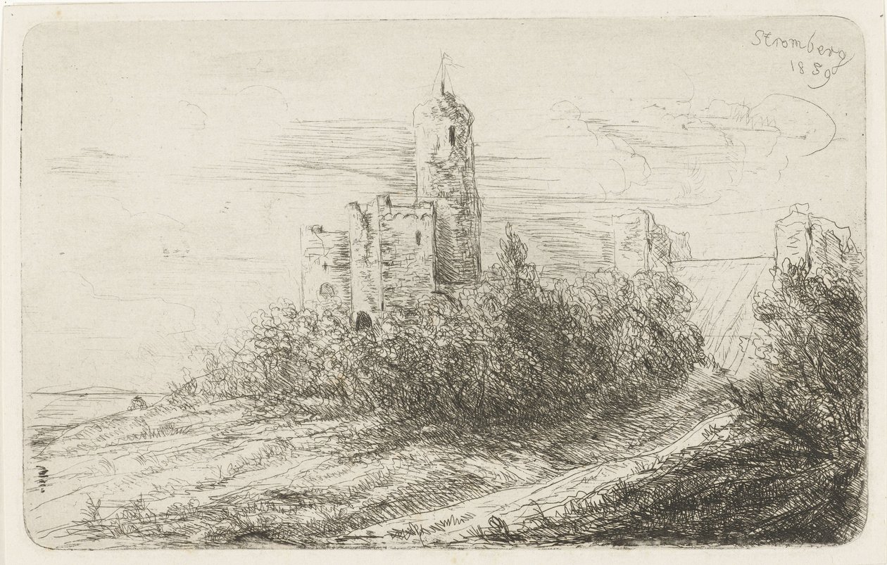Ruine du château de Stromberg - Willem Matthias Jan van Dielen