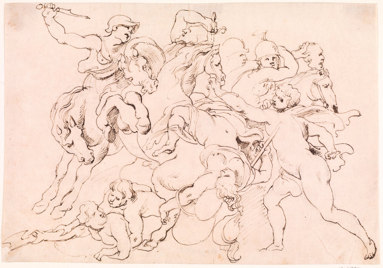 La bataille des Amazones - Willem Panneels