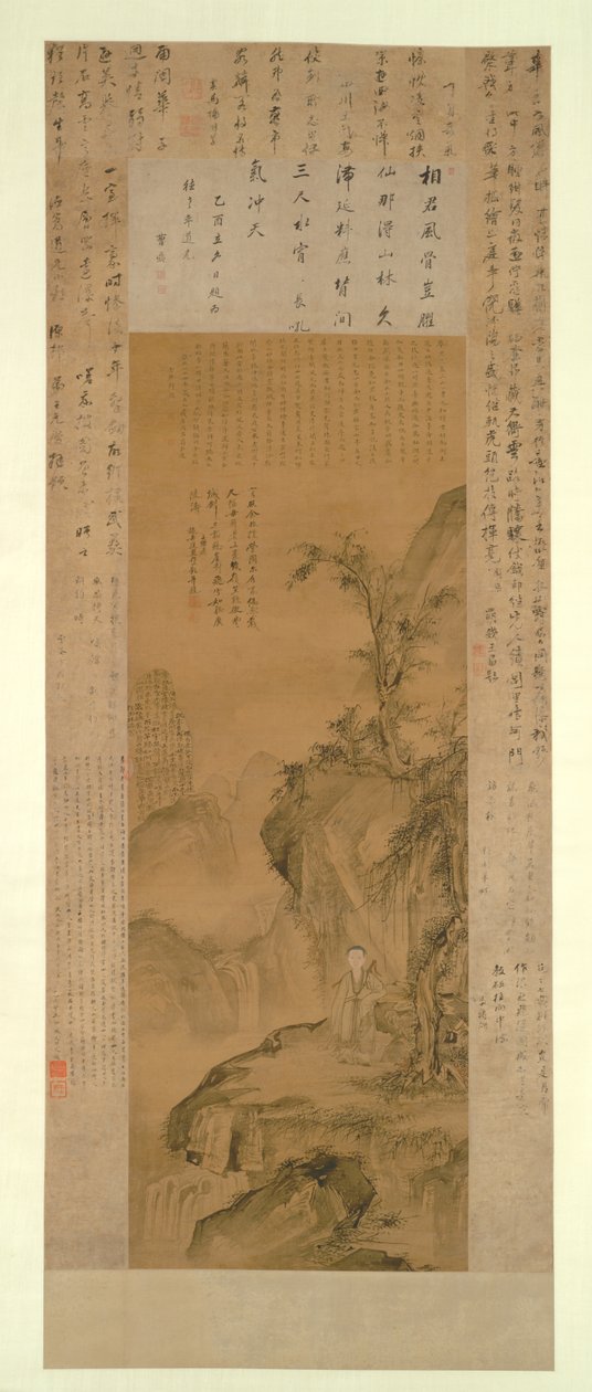 Pics superposés et cascade éclaboussante : Portrait de Hua Yan jeune homme - Willem Pietersz Buytewech