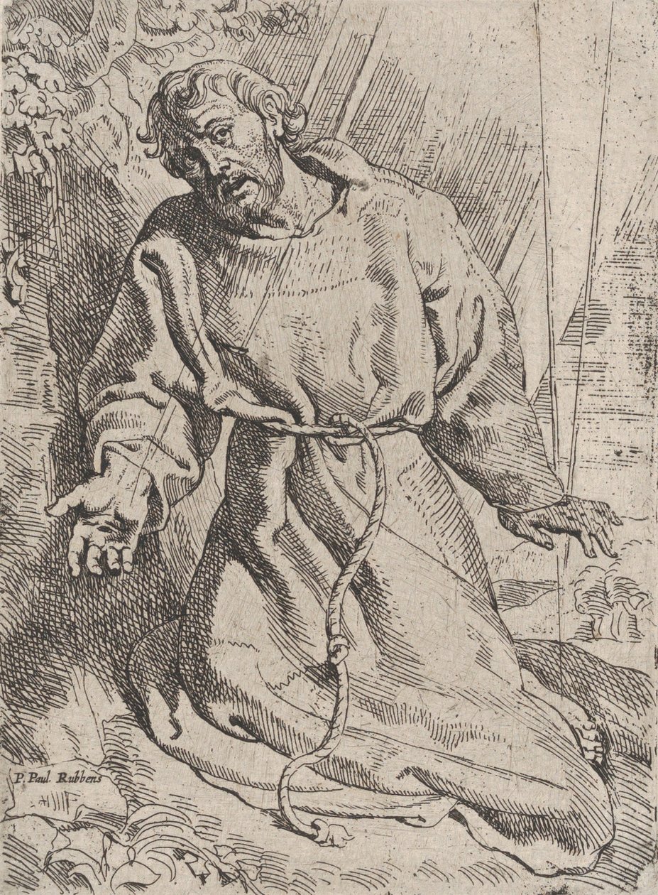 Saint François recevant les stigmates - Willem Pietersz. Buytewech