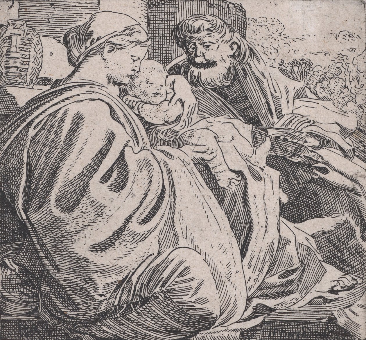 La Sainte Famille au repos - Willem Pietersz. Buytewech