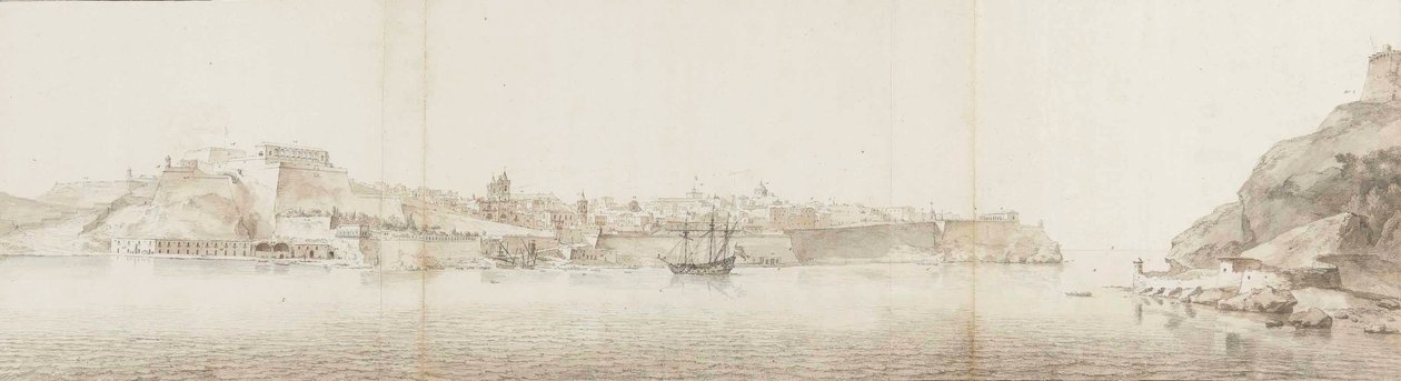 Vue de La Valette sur l