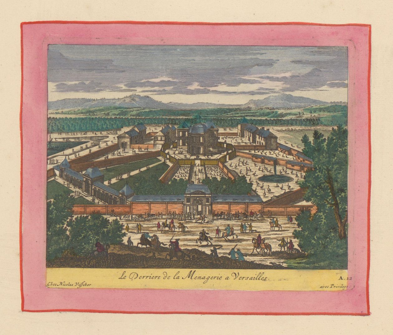Rückseite der Menagerie von Versailles - Willem Swidde
