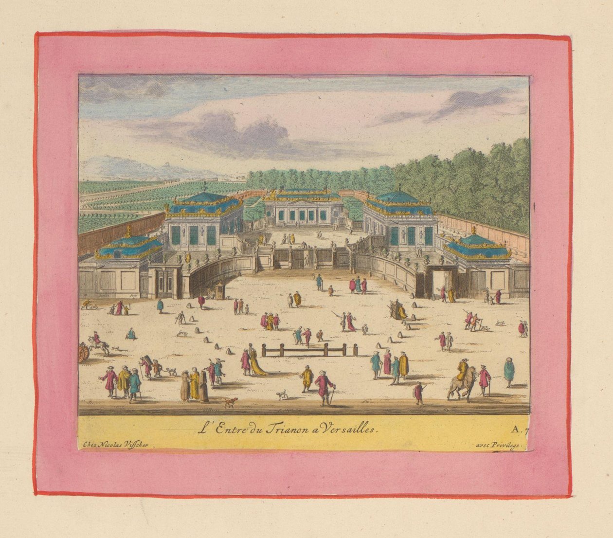 Zugang zum Grand Trianon in Versailles - Willem Swidde