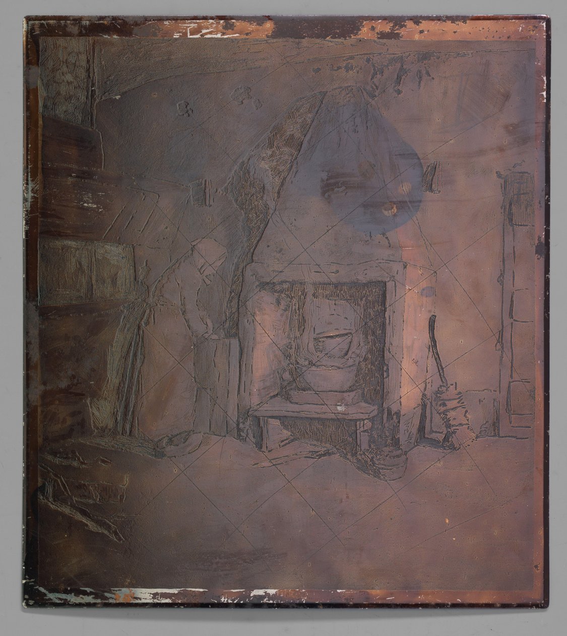 Intérieur avec une femme près de la cheminée - Willem Witsen (possibly)