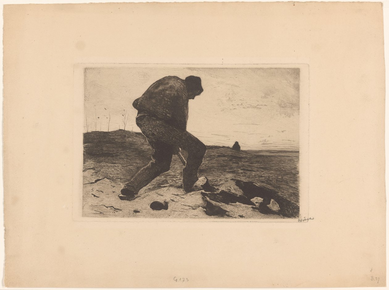 Travailleur de la lande - Willem Witsen (signed by artist)
