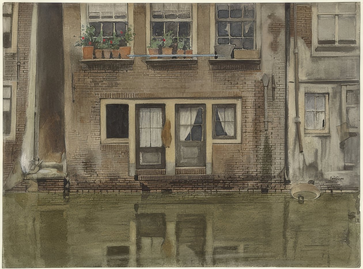 Maison sur un canal à Amsterdam - Willem Arnoldus Witsen