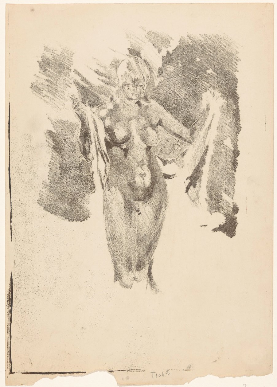 Femme nue debout qui se sèche - Willem Arnoldus Witsen